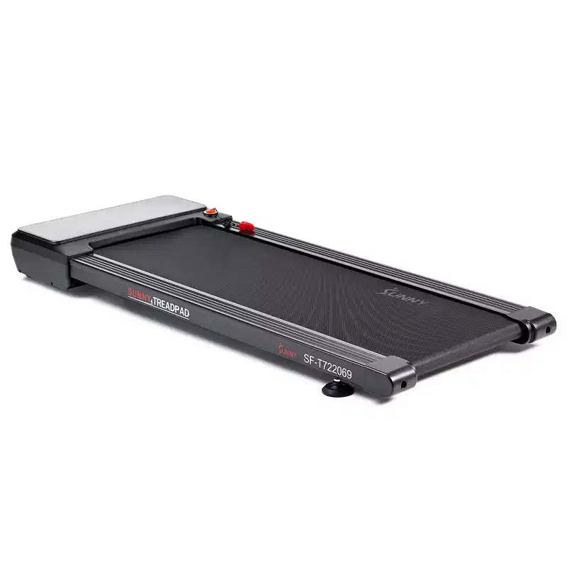 Sunny Health & Fitness Sleek Stride Smart Compact Auto Incline Treadpad Treadmill