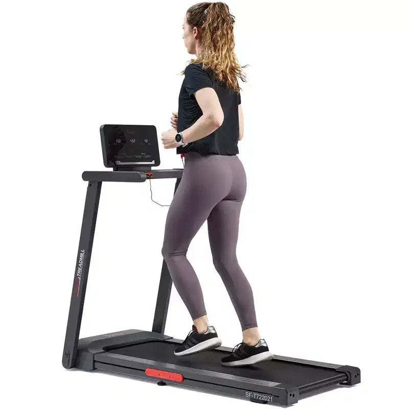 Sunny Health & Fitness Interactive Slim Electric Treadmill