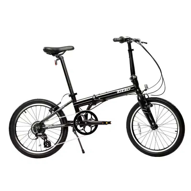ZiZZO Urbano 8-Speed Aluminum 20" Folding Bike - Gray