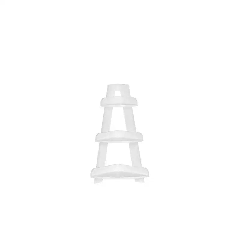 RiverRidge Kids' 3-Tier Corner Shelf Display Stand for Playroom White