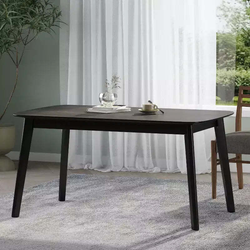 GDFStudio Anne Mid Century Modern Wood Dining Table