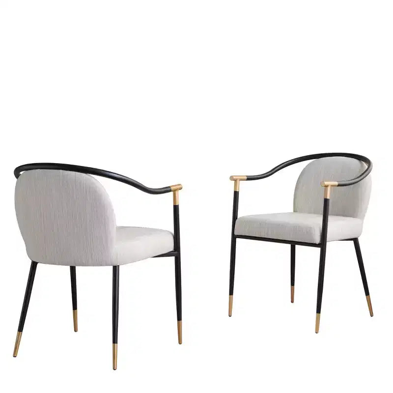 Christopher Knight Home Olors Upholstered Iron Dining Chair with King Louis Back