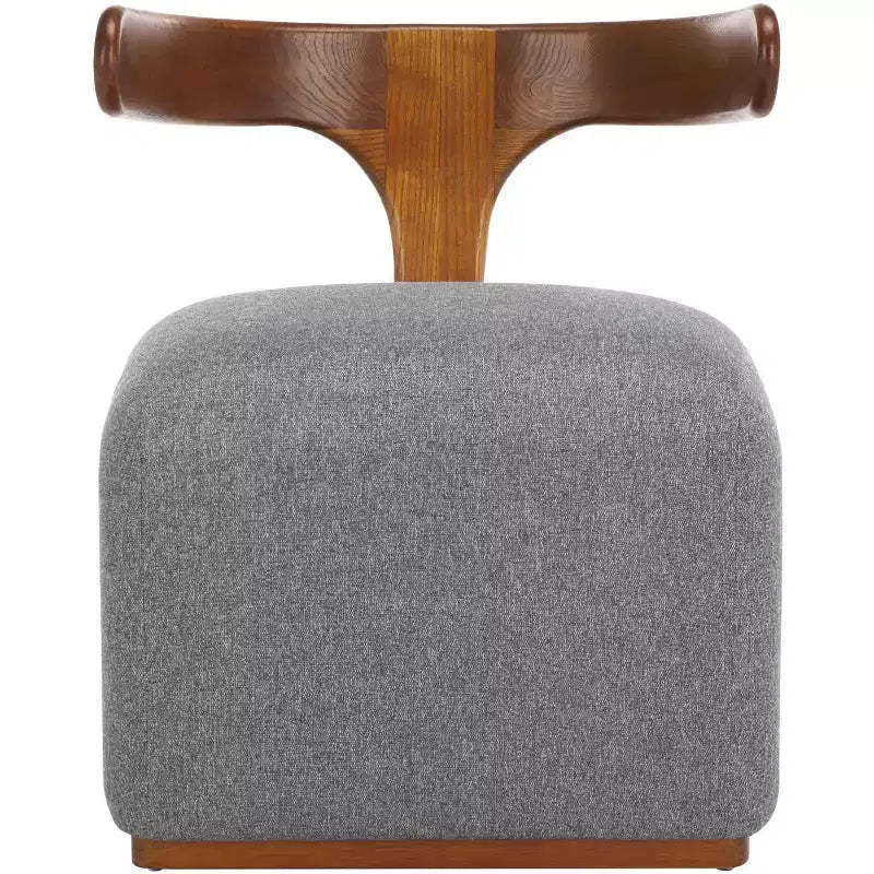 Oreus Accent Chair - ACH3400A - Grey/Walnut - Safavieh