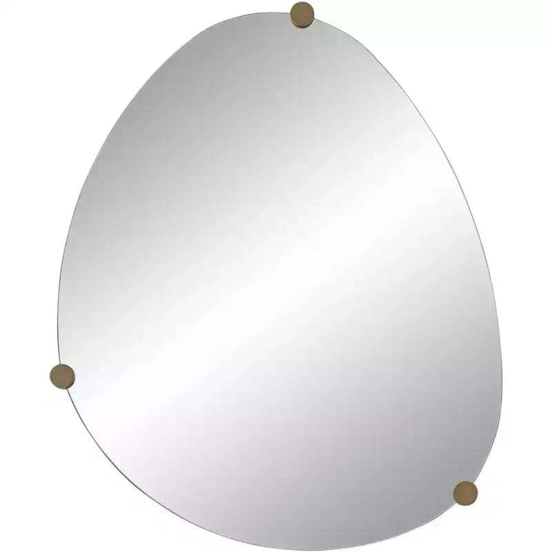Possini Euro Design Possini Euro Marken 29 x 36 Champagne 3 Knob Wall Mirror