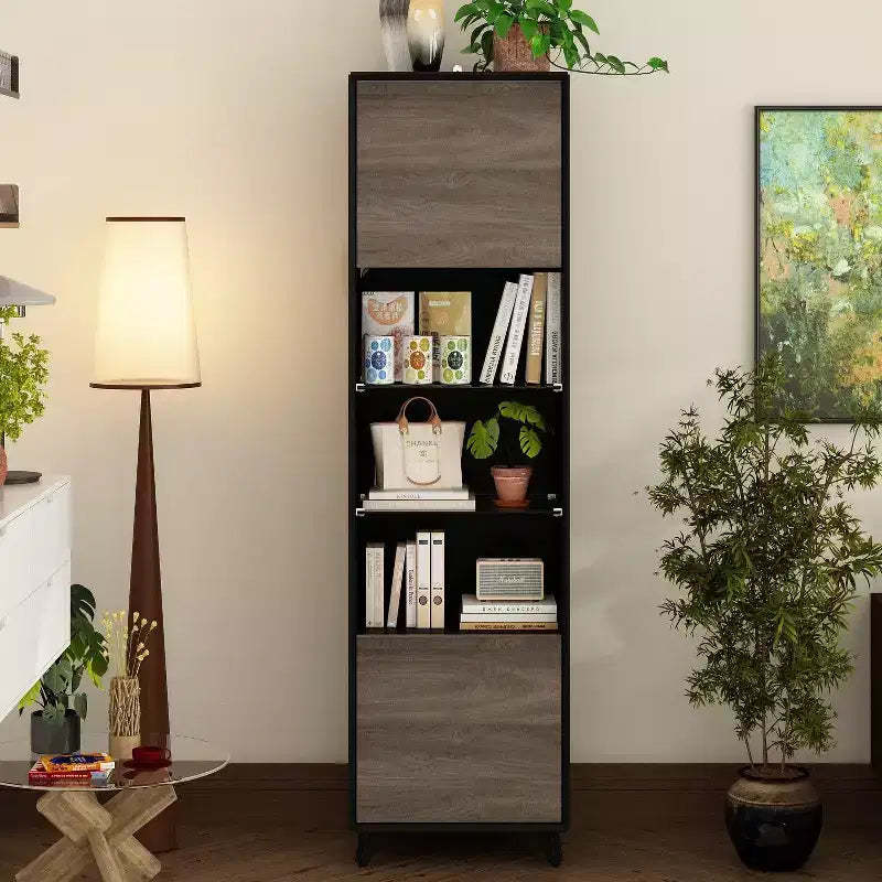 Famapy Vertical Storage Cabinet with Double - Door Design Stylish and Sturdy