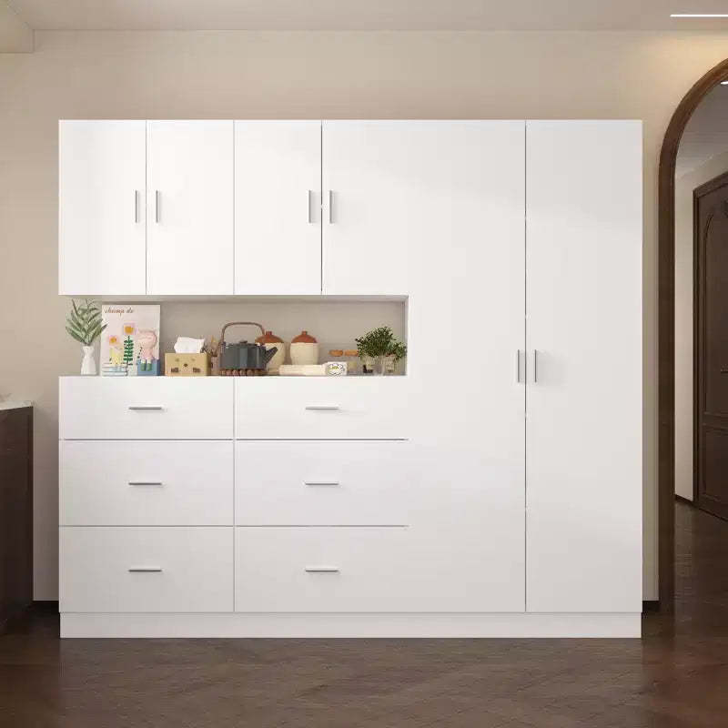 Famapy Kitchen Cabinet Ensemble: Rich Storage, Solid Structure, and Sleek Design