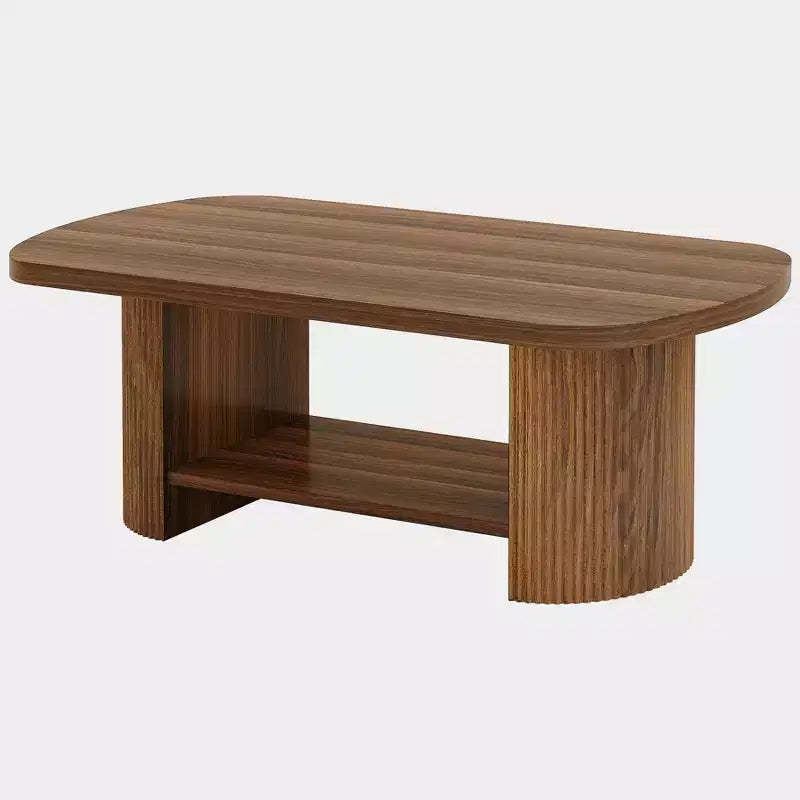 Lantine 2-Tier Oval Coffee Table