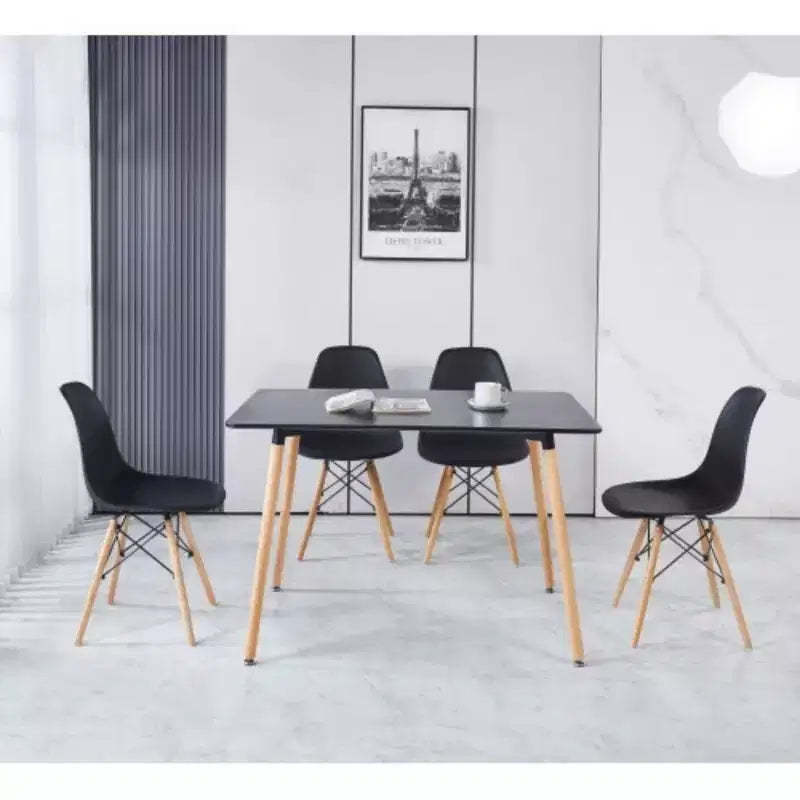 Multipurpose Table: Dining and Office Use, Versatile Wood Design