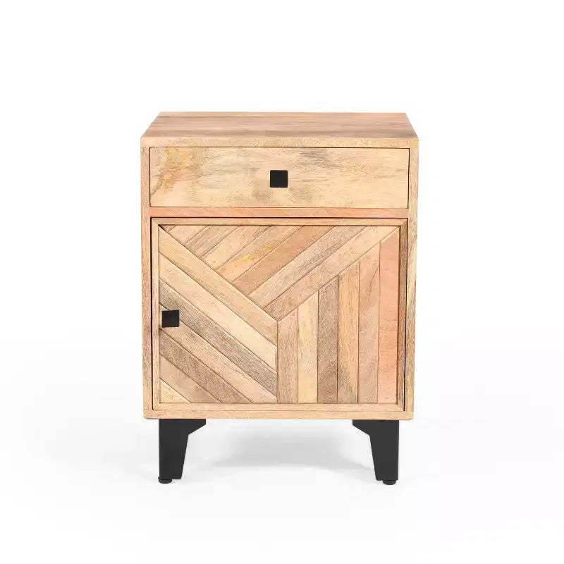Christopher Knight Home Fogmere Contemporary Nightstand with Drawer, Natural