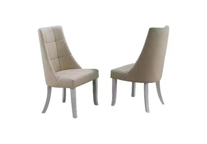 Kings Brand Furniture Milan Vinyl Upholstery Kitchen Dinette Dining Room Side Chairs, Set of 2.