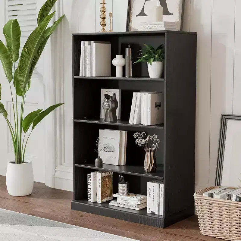 PexFix 49x31x16 Wood Accent Cabinet with Adjustable Shelf Storage Cabinet without Door Black