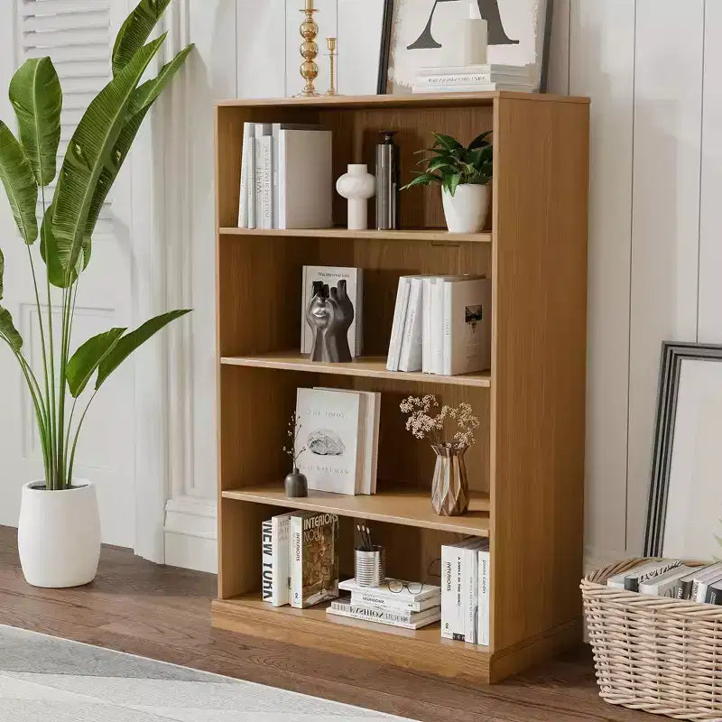 PexFix 49x31x16 Wood Accent Cabinet with Adjustable Shelf Storage Cabinet without Door Natural
