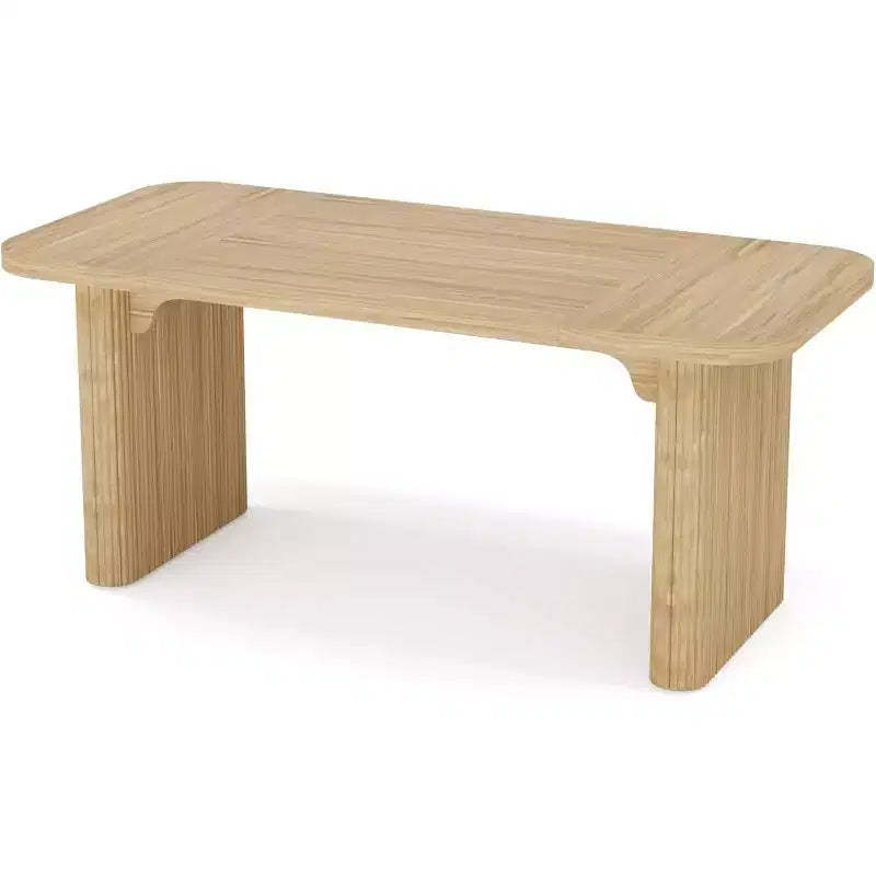 Lantine 62 Executive Desk, Large Office Computer Desk with Double Pedestal, Modern Simple Rectangle Writing Table for Home Office