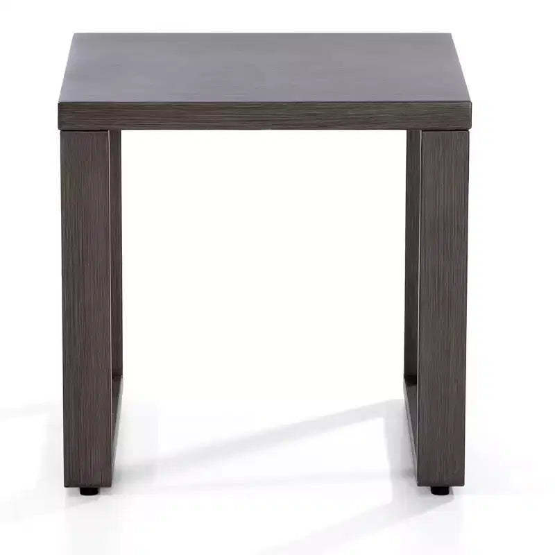 UPTIOT Square Metal Outdoor Side Table
