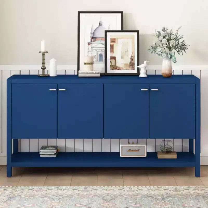 Functional Entryway Console Table with Ample Storage,Suitable for Study,Entrance and Living Room