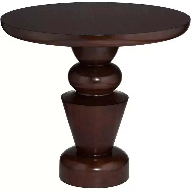 55 Downing Street Glenn 30 Wide Oak Veneer Pedestal Table