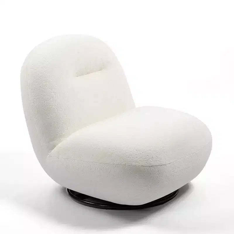 GDFStudio Cornelia Modern Swivel 29.92 H Velvet Armless L-shaped Chair