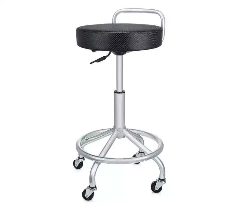 Seville Classics Ergonomic Pneumatic Height Adjustable Swivel Work Stool, 18 W x 26.25 H to 30 H