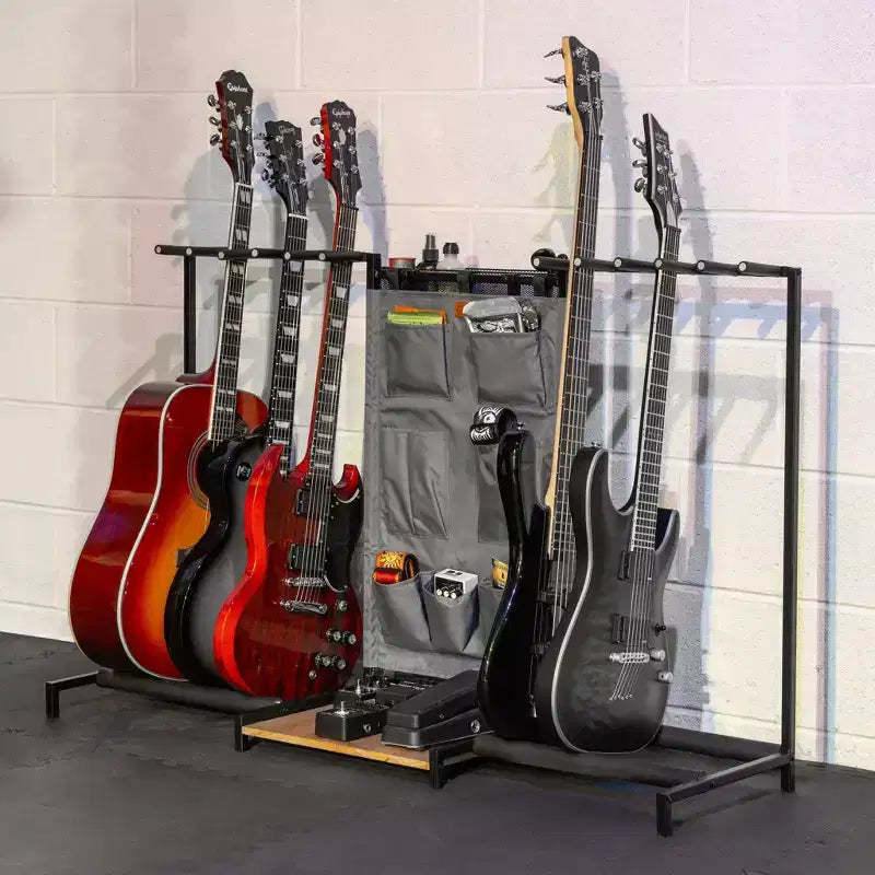 StoreYourBoard Headliner 10-Slot Guitar Rack | Gray