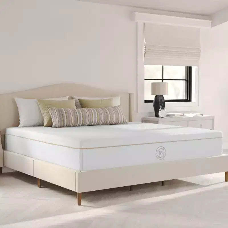 Martha Stewart SleepComplete 12 Inch Medium Plush Dual-Action Cooling Gel Memory Foam Mattress with Soft Breathable CoolWeave Jacquard Quilted Top