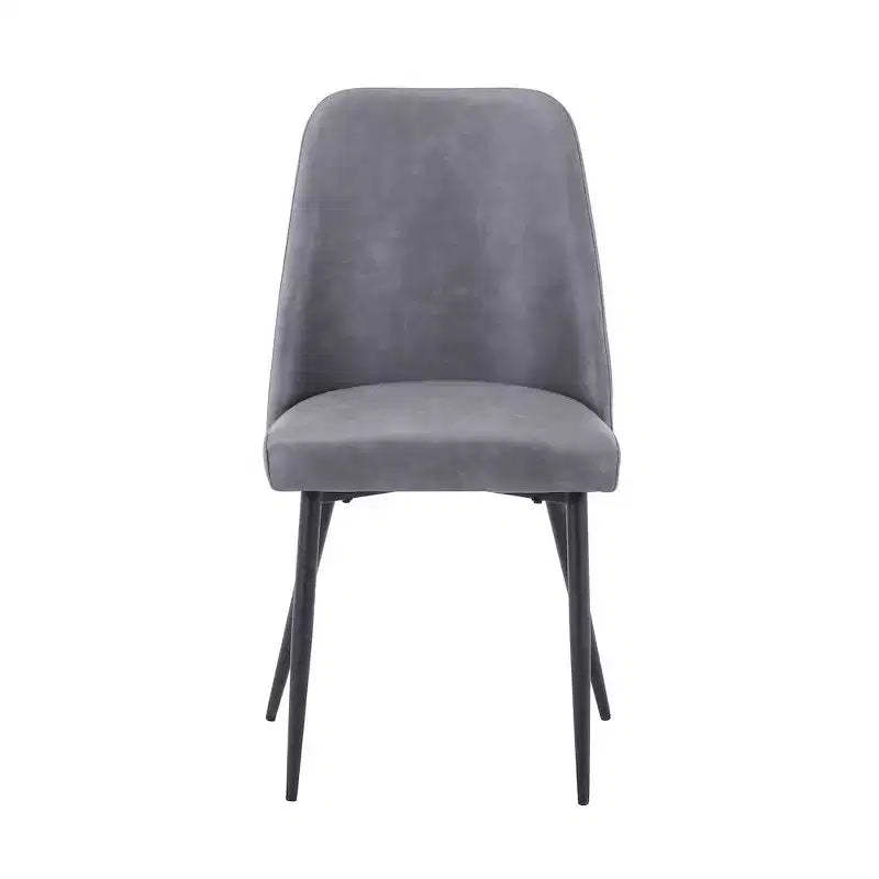 Jofran, Maddox Mid-Century Modern Faux Leather Upholstered Dining Chair (Set of 2)