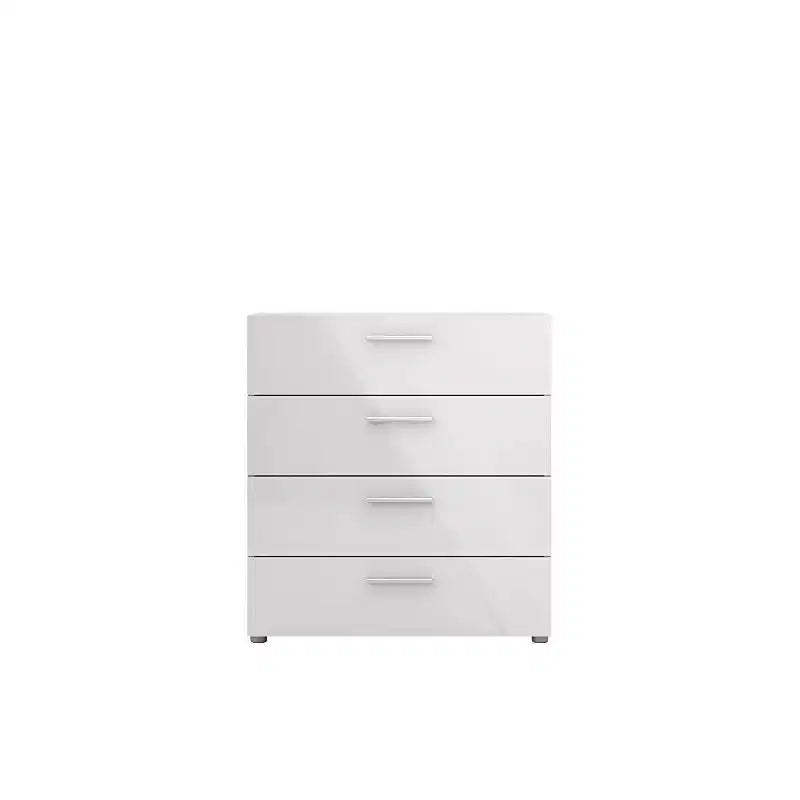 HomeStock 6.57 in.H Particle Board Vertical Dressers with 4 - Drawers in Beige Finish