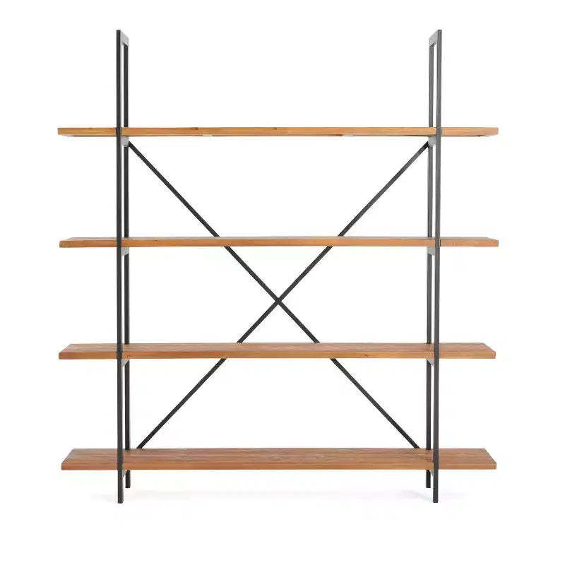 Christopher Knight Home Tearach Industrial Metal and Firwood Bookshelf