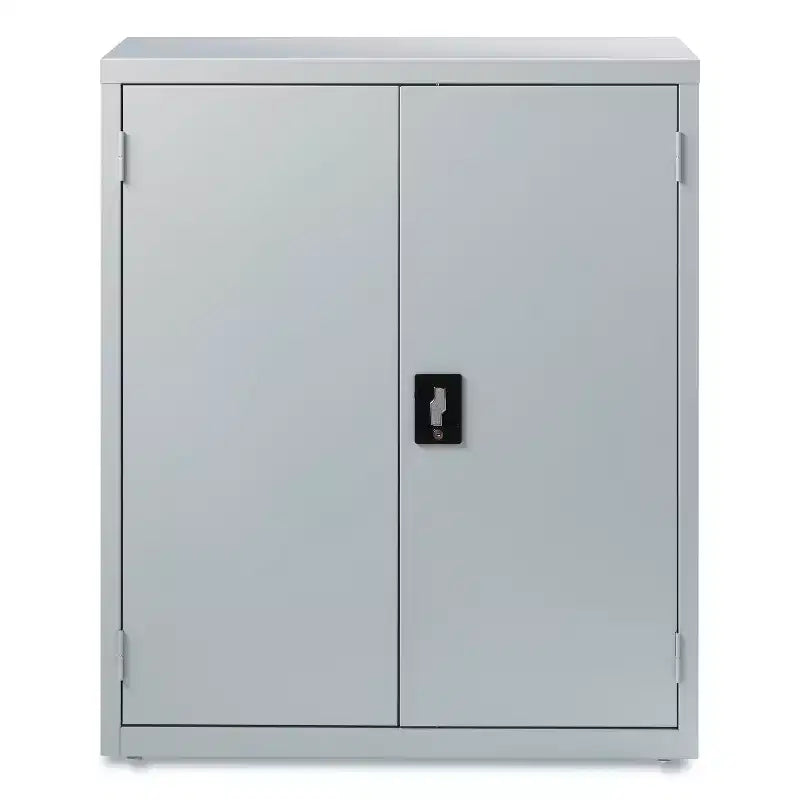 Economy Assembled Storage Cabinets, 3 Shelves, 36 x 18 x 42, Light Gray