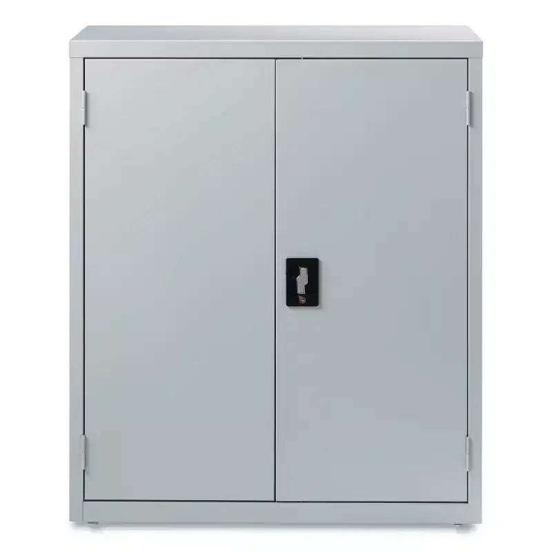 Economy Assembled Storage Cabinets, 3 Shelves, 36 x 18 x 42, Light Gray