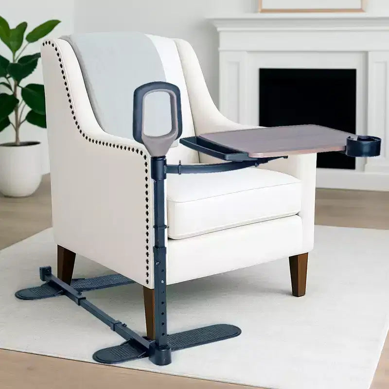 Signature Life Independence Tray Table, Bamboo Swivel TV Tray & Laptop Desk