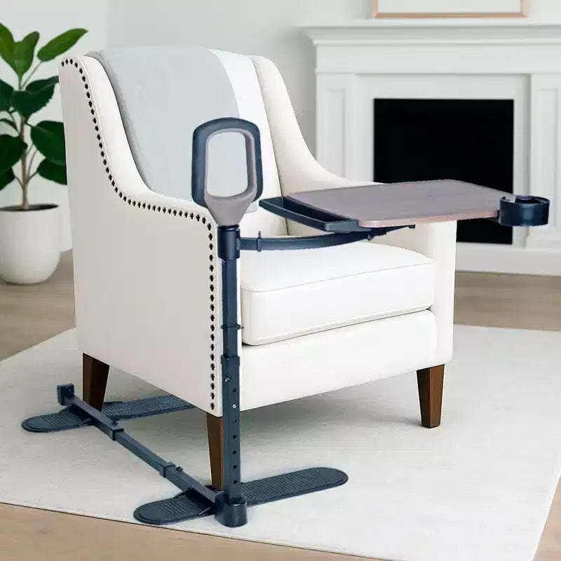 Signature Life Independence Tray Table, Bamboo Swivel TV Tray & Laptop Desk