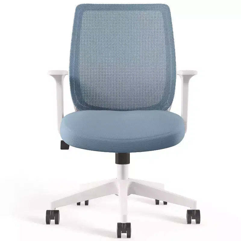 Alera Wessex Ergonomic Fabric Mesh Swivel Task Chair - Seafoam/White
