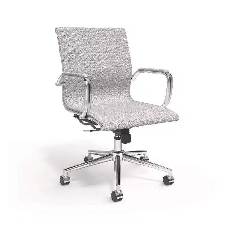 Alera Siskin Fabric Managers Chair - Gray/Silver