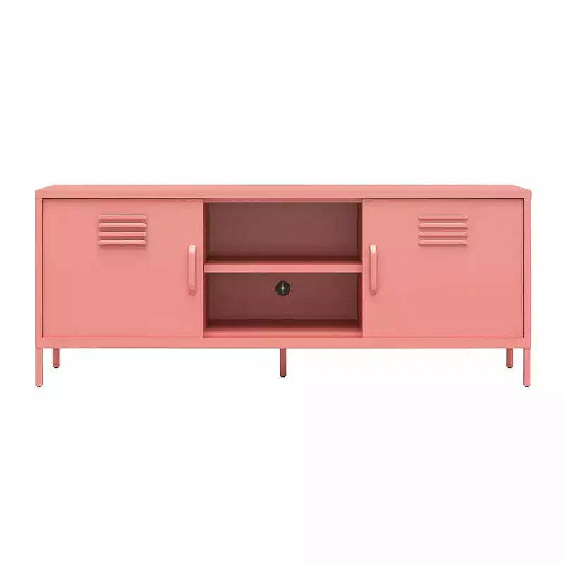 Novogratz Cache Metal Locker-Style TV Stand for TVs up to 65