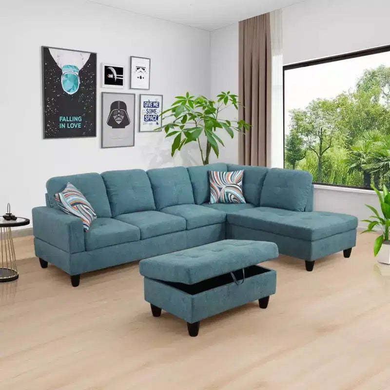 Elevate Your Living Space with Our Stylish L-Shaped Sectional Sofa C Comfort, Functionality, and Aesthetic