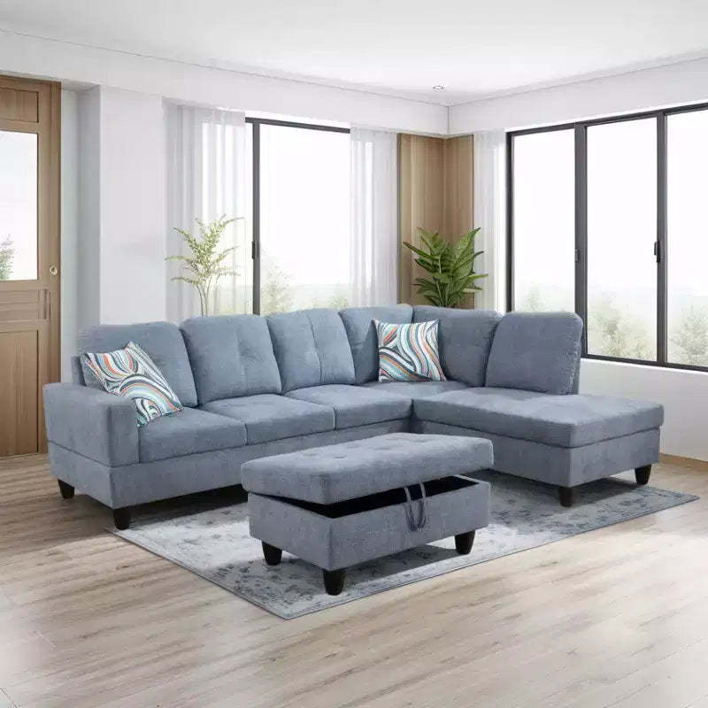 Elevate Your Living Space with Our Stylish L-Shaped Sectional Sofa C Comfort, Functionality, and Aesthetic Appeal All in One