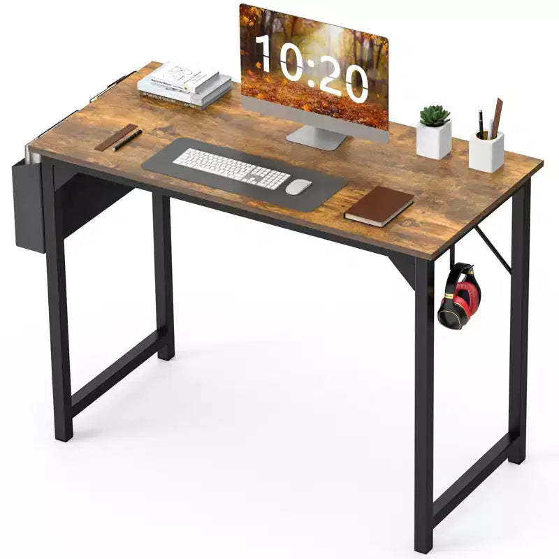 47 Inch Game Computer Desk with Storage, Home Office Modern Simple Style PC Table for Youth Student Adult