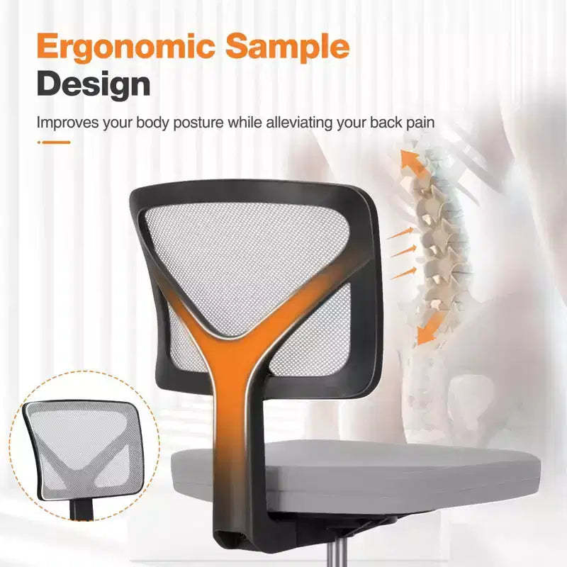 Urban Professional Task Chair - Weight-Activated Support Mechanism
