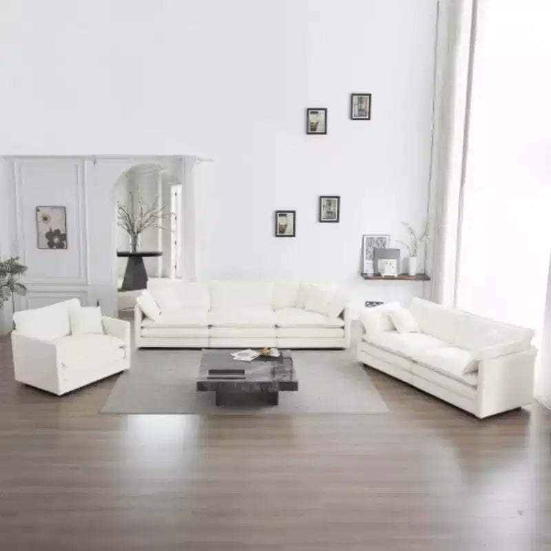 Contemporary 3-Piece Sectional - Oversized, Deep Seats, Modern Style