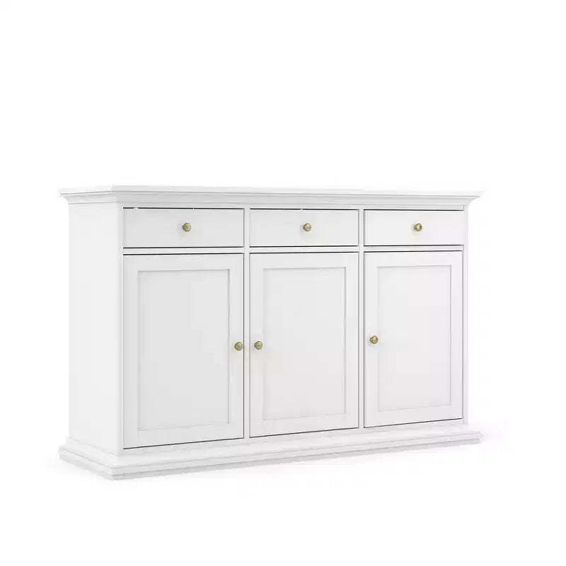Tvilum, Sideboard with 3 Doors and 3 Drawers, White
