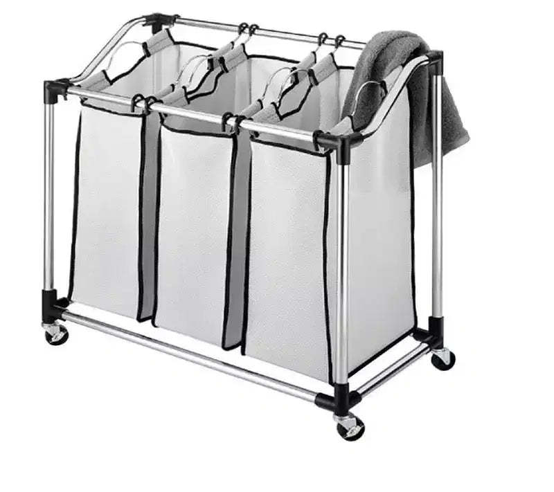Whitmor Laundry Sorter, Duramesh Nylon, Gray