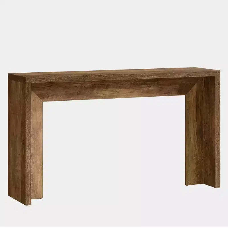 Lantine 55.12 Farmhouse Console Table, Narrow Wooden Sofa Table For Entryway, Hallway, Living Room, Foyer