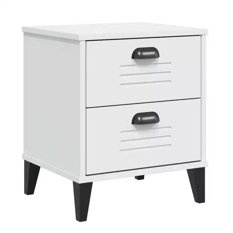 vidaXL Bedside Cabinet Accent End Table Bedroom Furniture Engineered Wood
