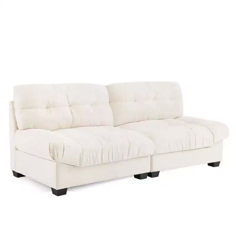 80'' W Velvet Cloud Sofa Loveseats