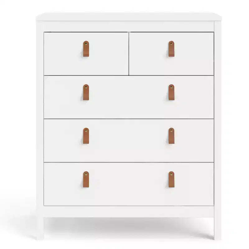 HomeStock Madrid 5 Drawer Chest Modern-Traditional Style 189 X 324 X 3894