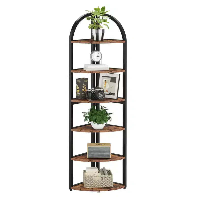 71.65 Narrow Space Saving Tall Bookshelf