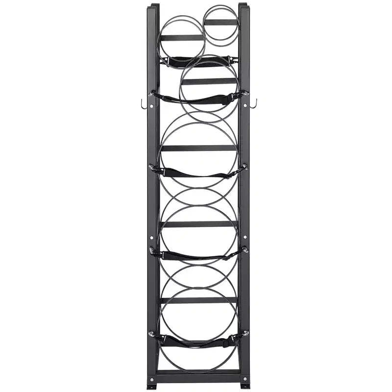 VEVOR Refrigerant Tank Rack, with 3 x 30lbs and Other 3 Small Bottle Tanks, Cylinder Tank Rack 12.79x12.99x47.12 in