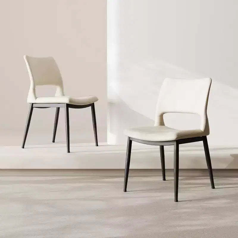 Vatros Modern PU Leather Dining Chairs Set of 2