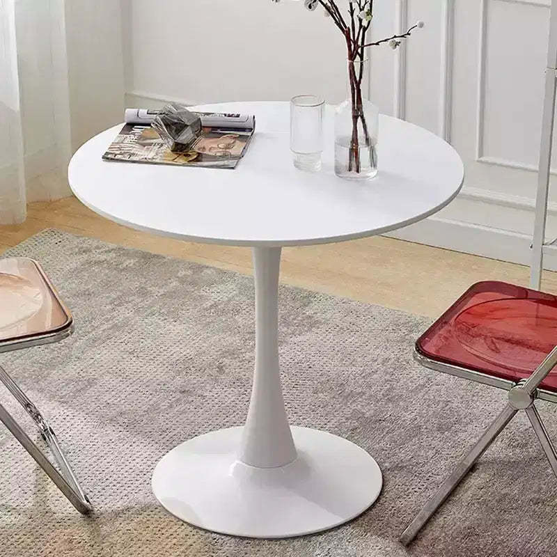 Vatros Modern Dining Table Round Bistro Table for 2