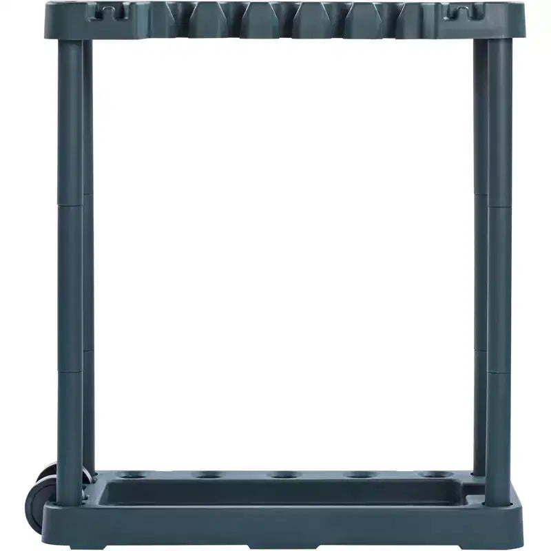 VEVOR Garden Tool Organizer, 10 Slots, Yard Tool Tower Rack for Garage Organization and Storage, Hold Long-Handled Tool/Rake/Broom/Shovel